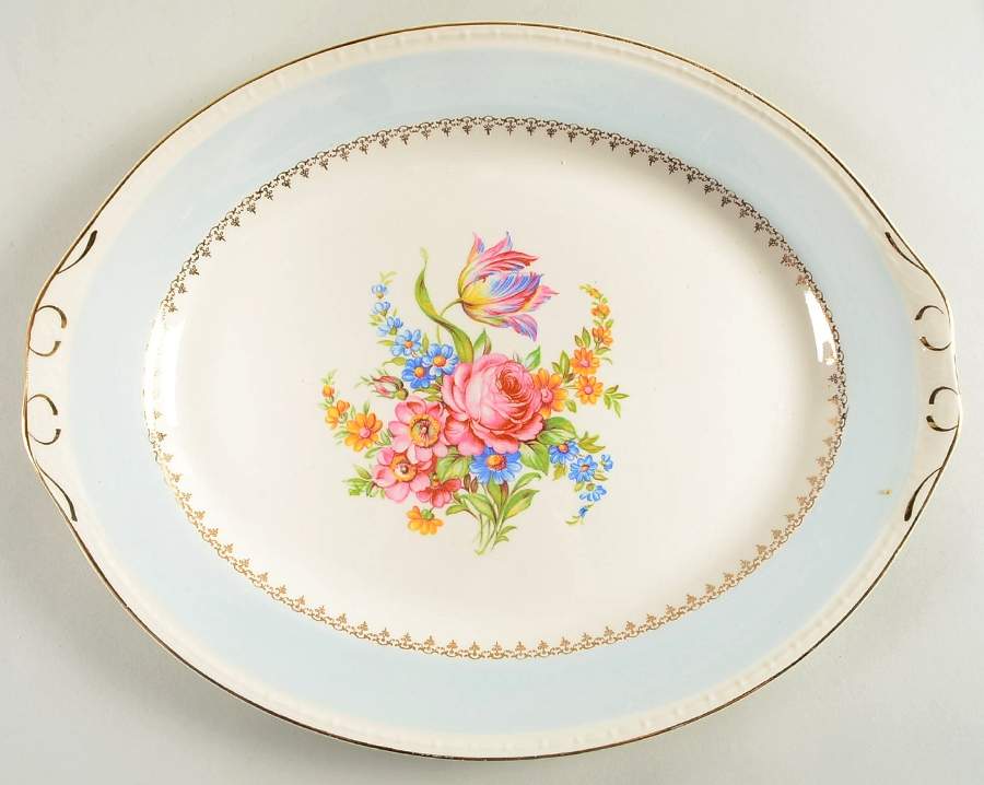 G3439 13" Oval Serving Platter by Homer Laughlin -1