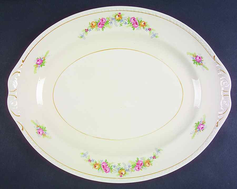 G3466 15" Oval Serving Platter by Homer Laughlin -1