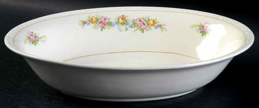 G3466 9" Oval Vegetable Bowl by Homer Laughlin -1