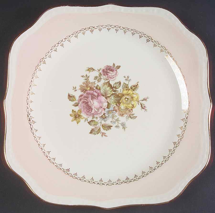 Arcadia Square Salad Plate by Homer Laughlin -1