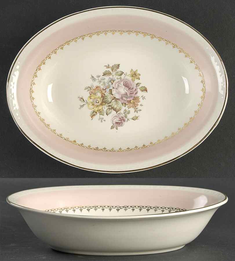 Arcadia 9" Oval Vegetable Bowl by Homer Laughlin -1