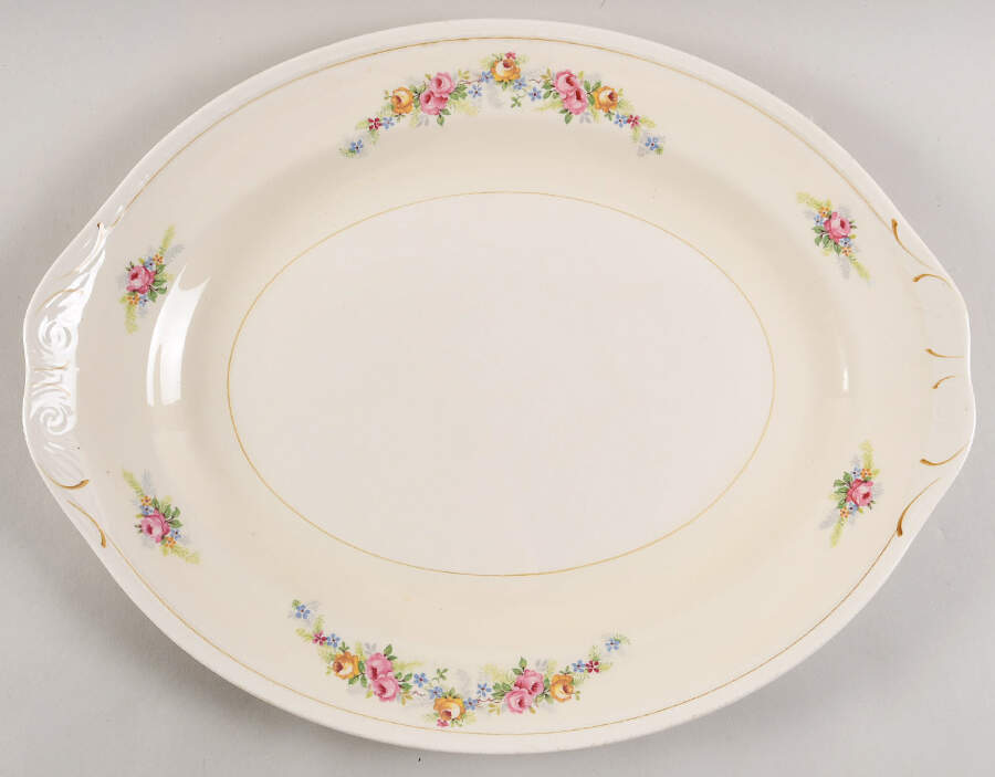 G3523 15" Oval Serving Platter by Homer Laughlin -1