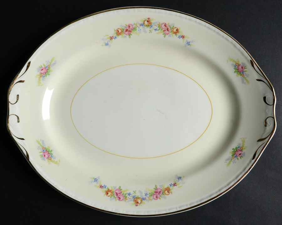 G3523 11" Oval Serving Platter by Homer Laughlin -1