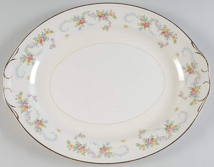 G3352 13" Oval Serving Platter by Homer Laughlin -1