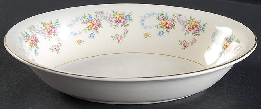 G3352 9" Oval Vegetable Bowl by Homer Laughlin -1