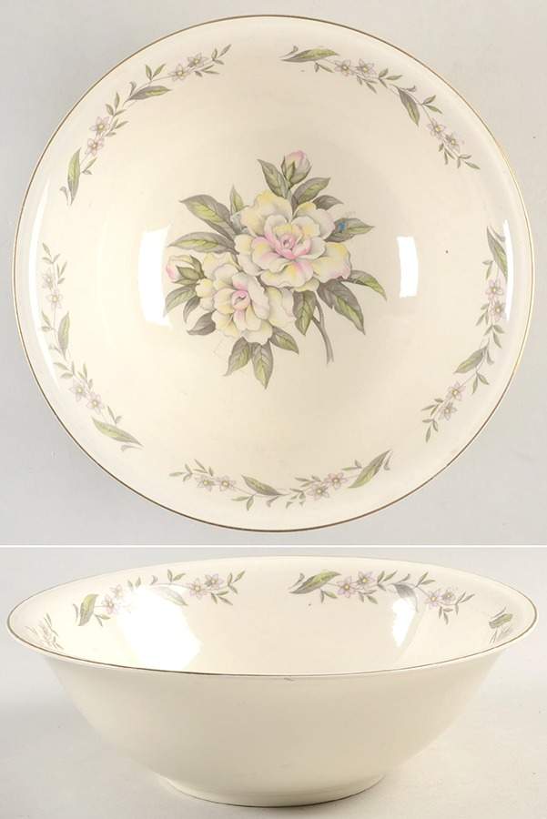 Gardenia 8" Round Vegetable Bowl by Homer Laughlin -1