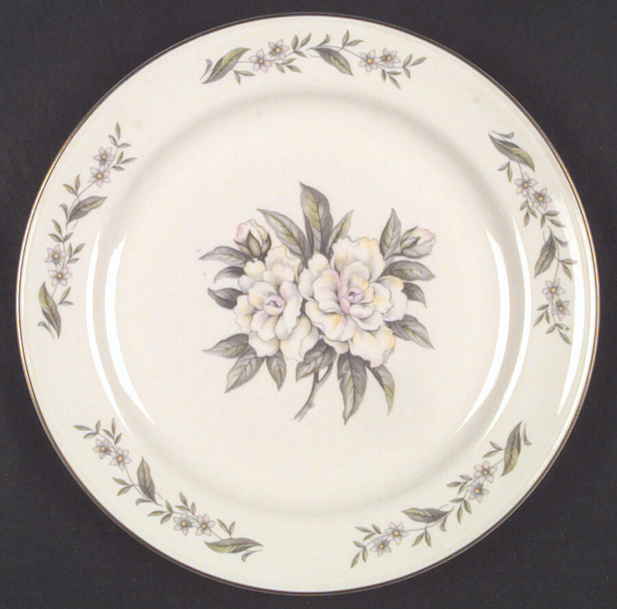 Gardenia Dinner Plate by Homer Laughlin -1