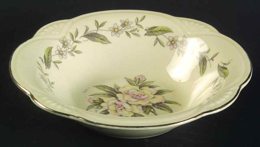 Gardenia (Marigold Sh) Fruit/Dessert (Sauce) Bowl by Homer Laughlin -1
