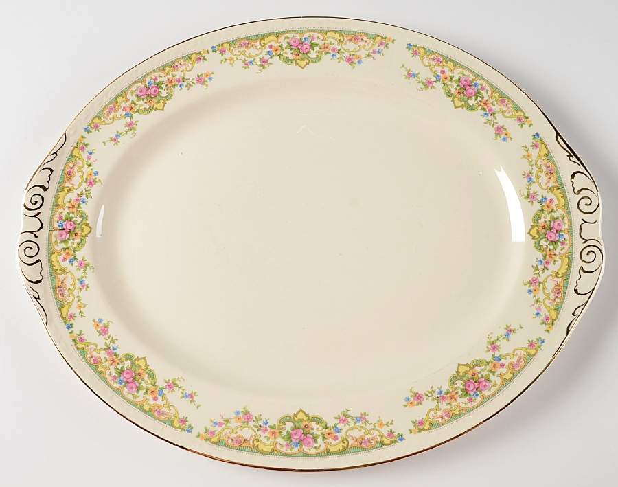 Gobelin 15" Oval Serving Platter by Homer Laughlin -1