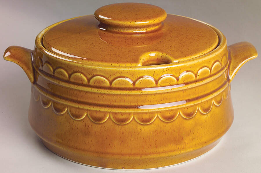 Golden Harvest Tureen &  Lid by Homer Laughlin -1