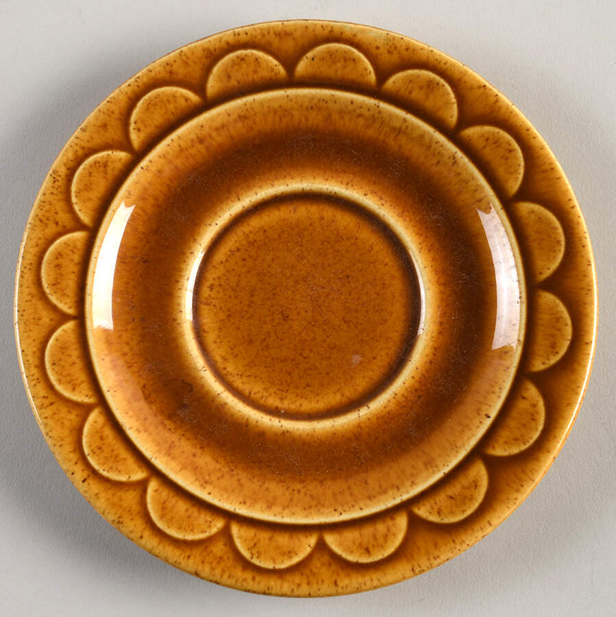 Golden Harvest Saucer by Homer Laughlin -1