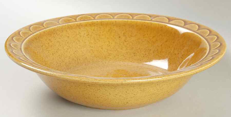 Golden Harvest 9" Round Vegetable Bowl by Homer Laughlin -1