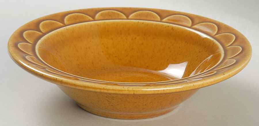 Golden Harvest Rim Fruit/Dessert (Sauce) Bowl by Homer Laughlin -1
