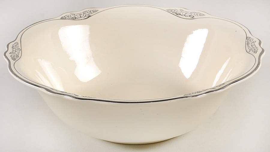 Gold Rose 8" Round Vegetable Bowl by Homer Laughlin -1