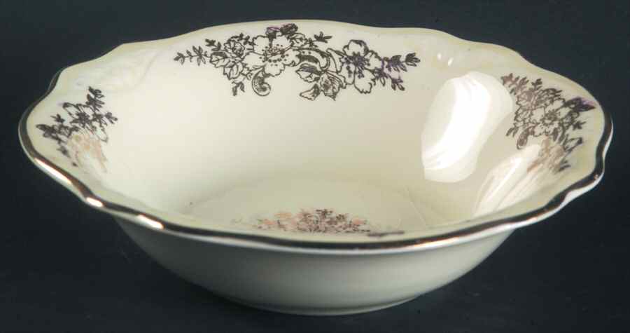 Golden Rose 2 (Virginia Rose Shape) Fruit/Dessert (Sauce) Bowl by Homer Laughlin -1