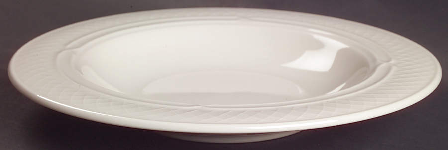 Gothic (Wide Rim) Large Rim Soup Bowl by Homer Laughlin -1