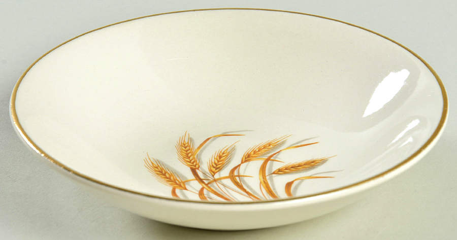 Golden Wheat Fruit/Dessert (Sauce) Bowl by Homer Laughlin -1