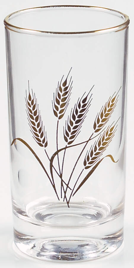 Golden Wheat 4 Oz Glassware Juice by Homer Laughlin -1