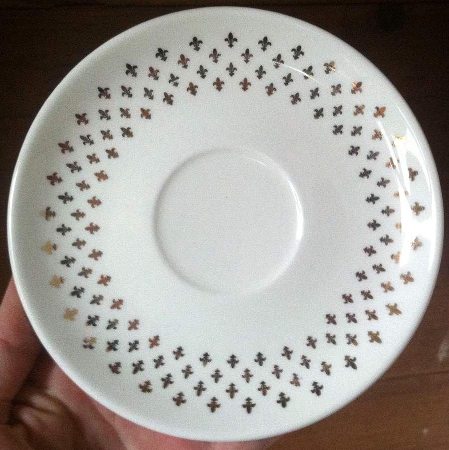 Golden Wheat Saucer by Homer Laughlin -1