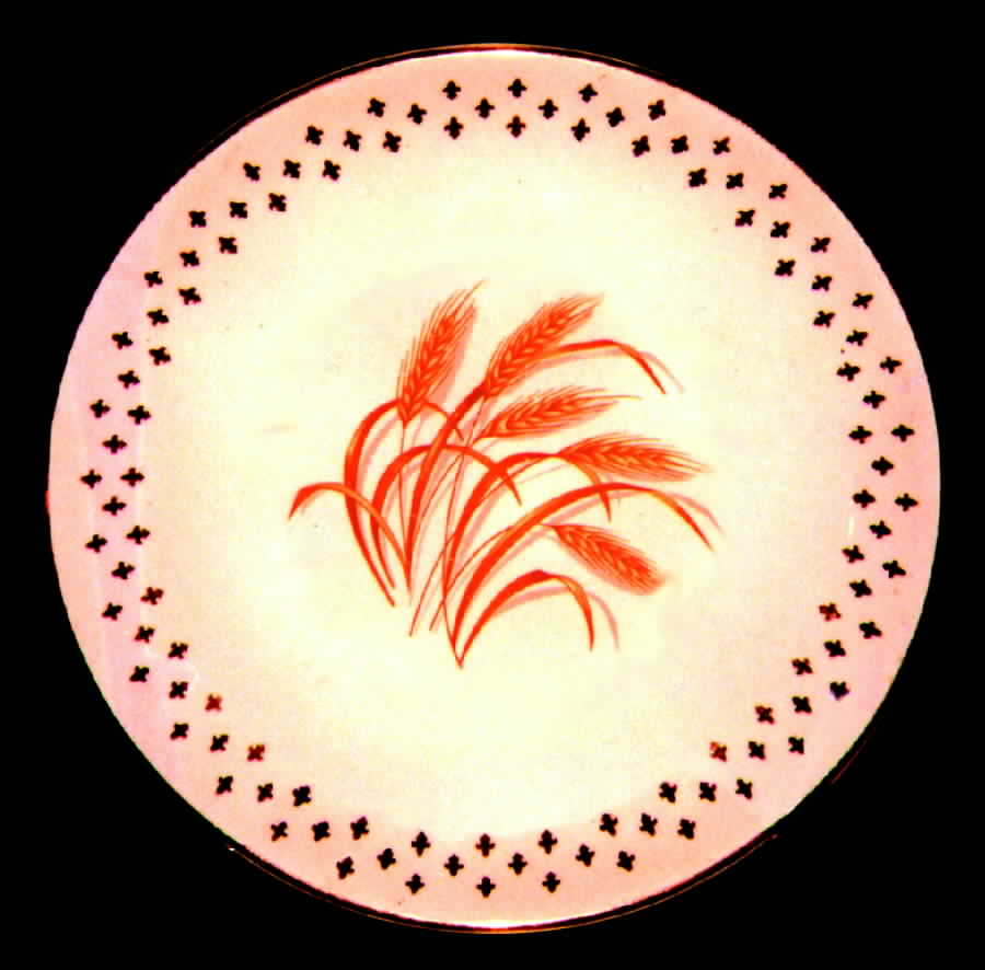 Golden Wheat Dinner Plate by Homer Laughlin -1
