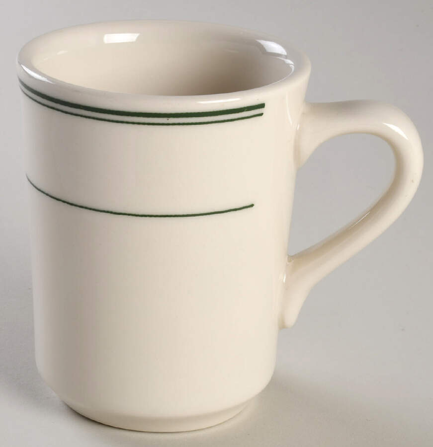 Green Band Mug by Homer Laughlin -1