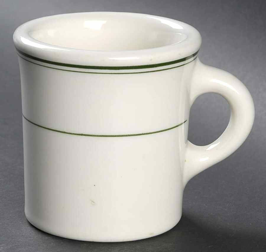 Green Band Mug by Homer Laughlin -1
