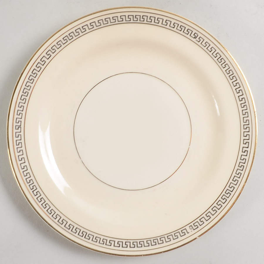 Greek Key Bread & Butter Plate by Homer Laughlin -1