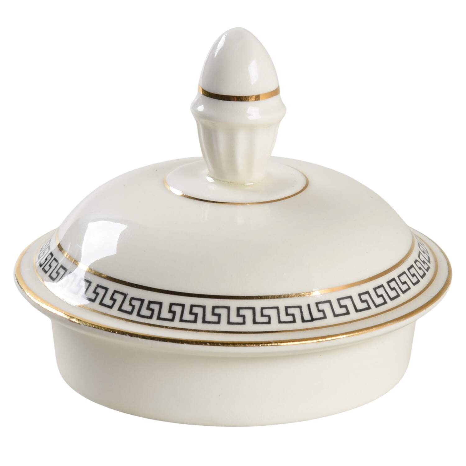 Greek Key Lid for Teapot by Homer Laughlin -1