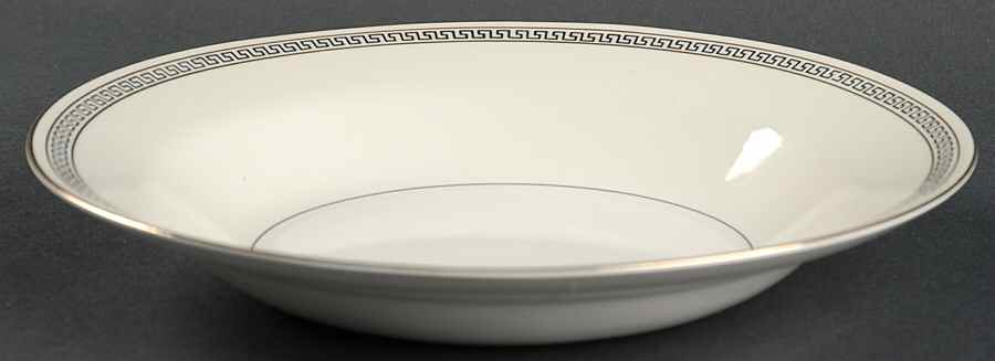 Greek Key Rim Soup Bowl by Homer Laughlin -1