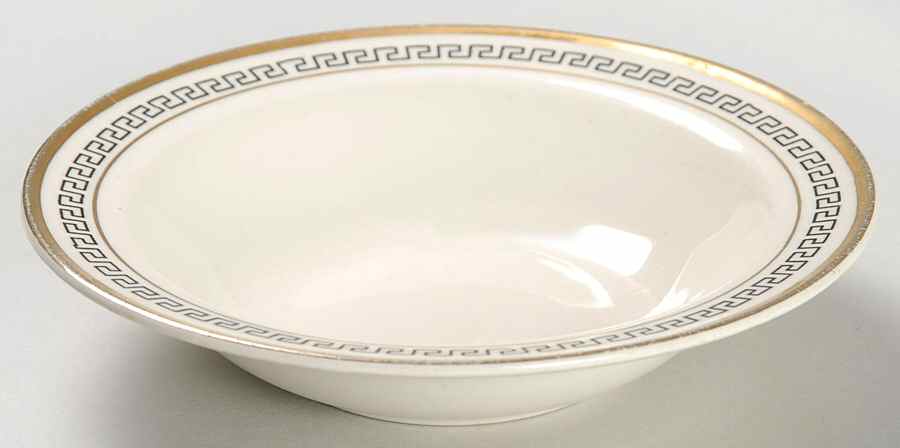 Greek Key Fruit/Dessert (Sauce) Bowl by Homer Laughlin -1