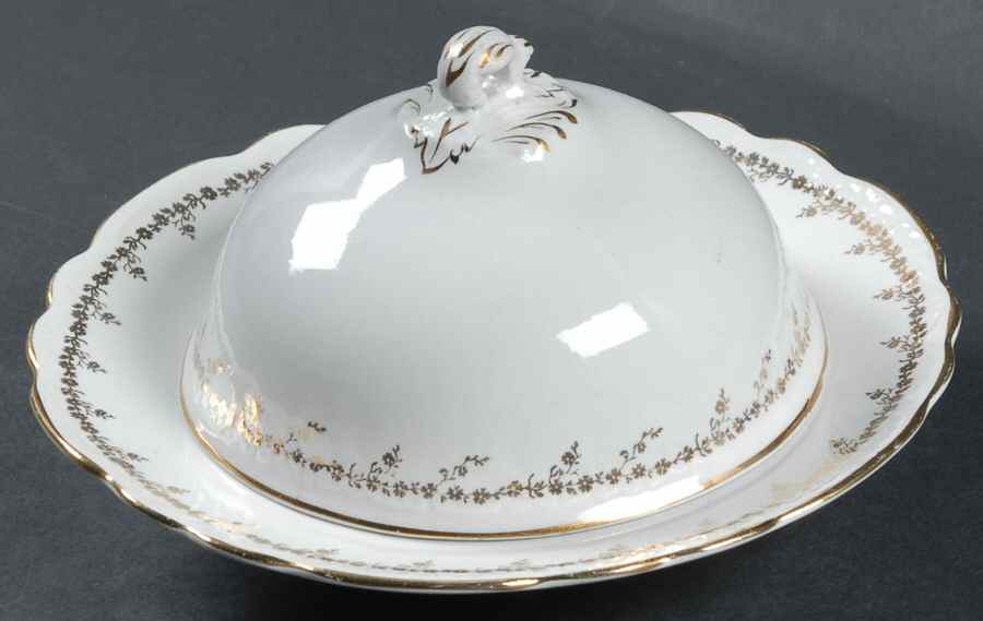 H111 Round Covered Butter by Homer Laughlin -1
