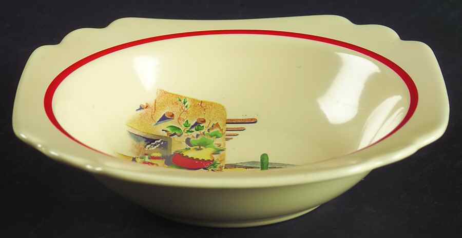 Hacienda Rim Fruit/Dessert (Sauce) Bowl by Homer Laughlin -1