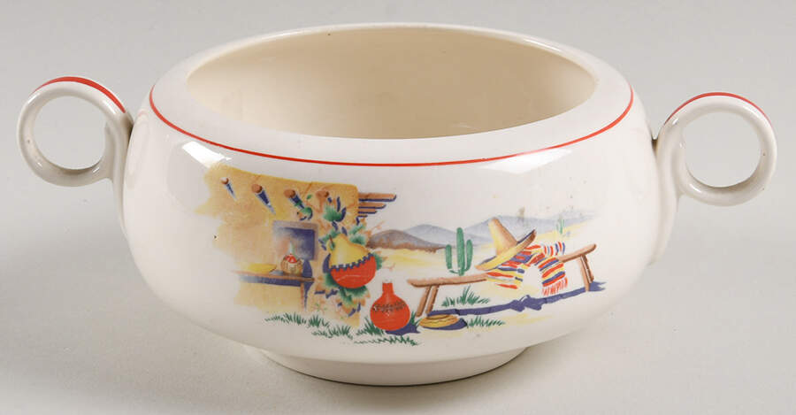 Hacienda Sugar Bowl No Lid by Homer Laughlin -1