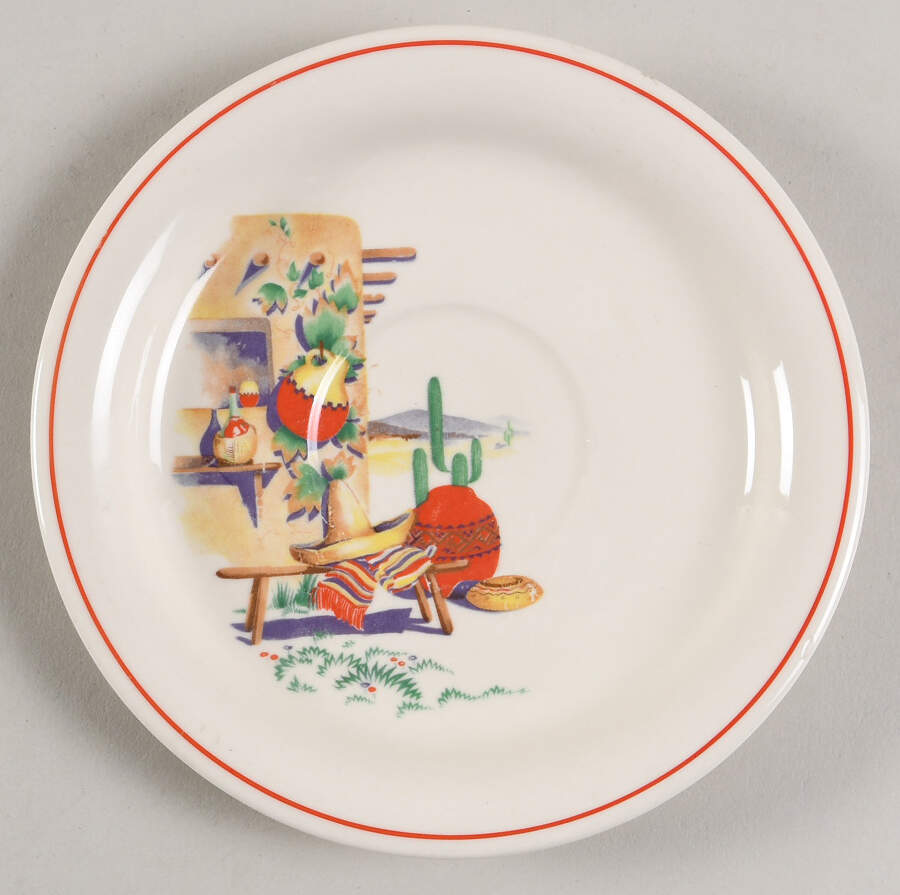 Hacienda Saucer by Homer Laughlin -1