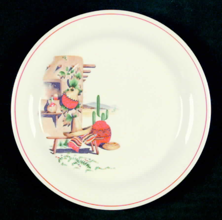 Hacienda Bread & Butter Plate by Homer Laughlin -1