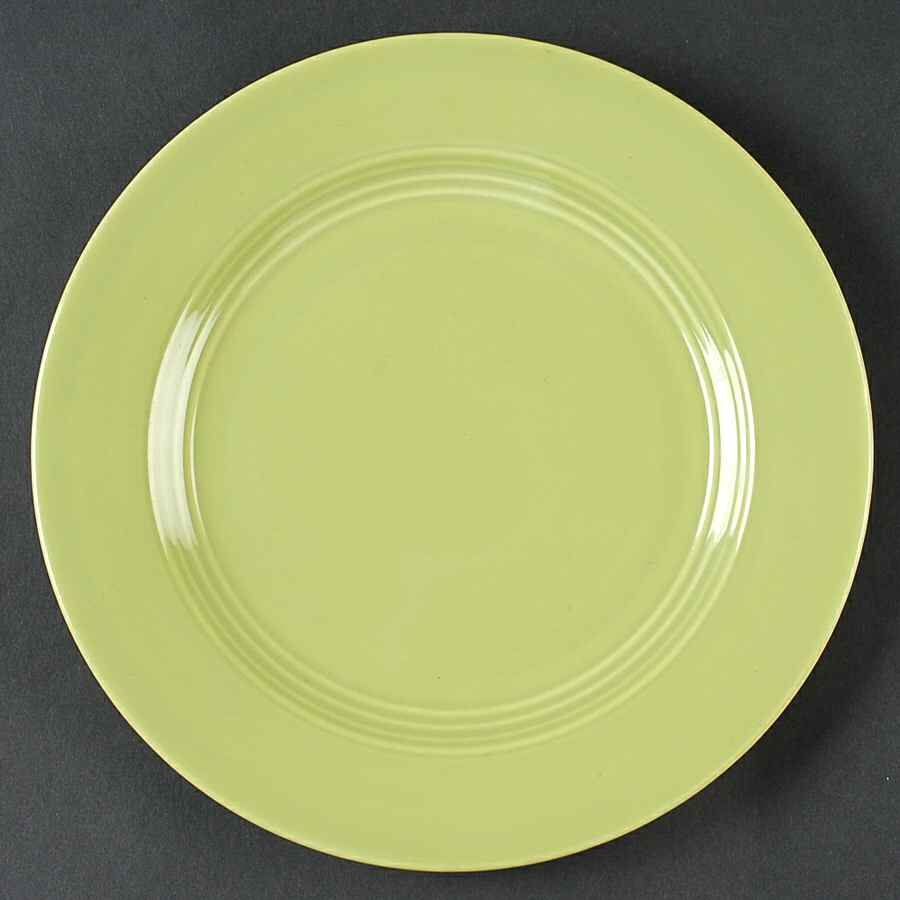 Harlequin Chartreuse Luncheon Plate by Homer Laughlin -1