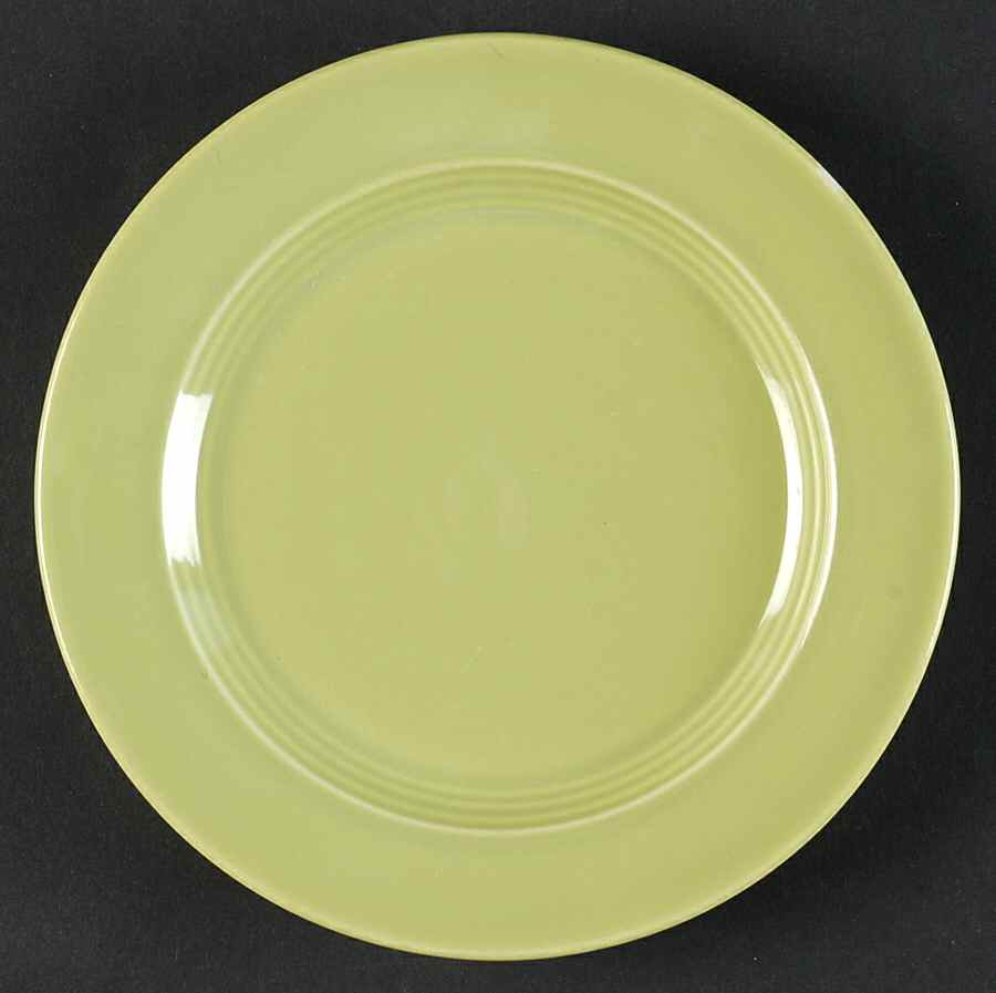 Harlequin Chartreuse Bread & Butter Plate by Homer Laughlin -1