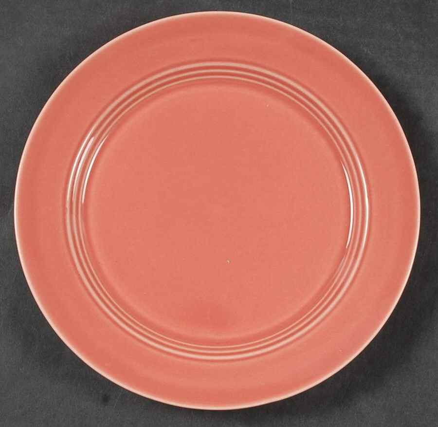 Harlequin Coral (Newer) Salad Plate by Homer Laughlin -1