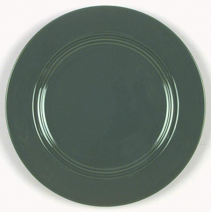 Harlequin Forest Green Dinner Plate by Homer Laughlin -1