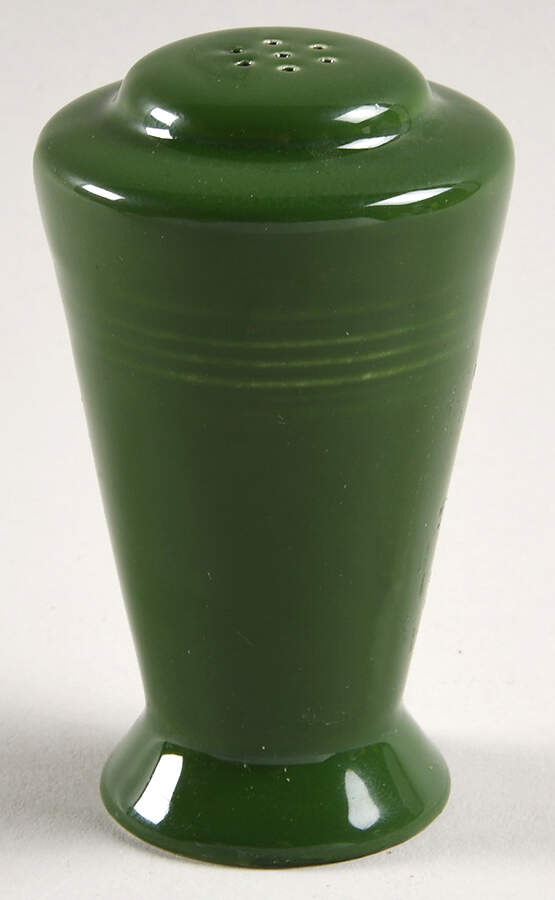 Harlequin Forest Green Salt Shaker by Homer Laughlin -1