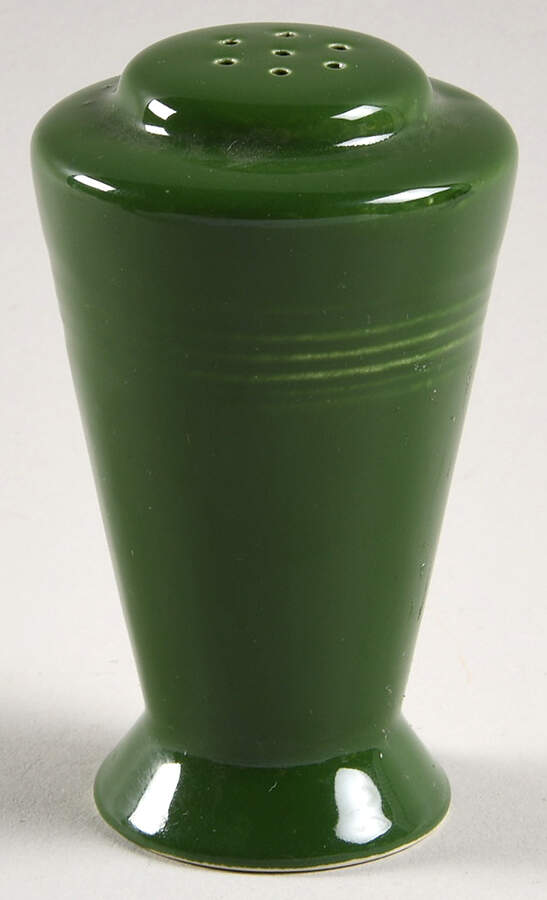 Harlequin Forest Green Pepper Shaker by Homer Laughlin -1