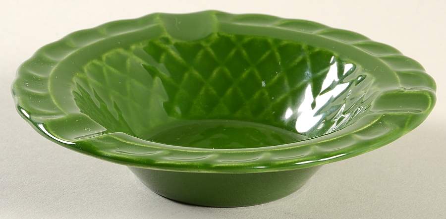 Harlequin Forest Green 4" Ashtray by Homer Laughlin -1