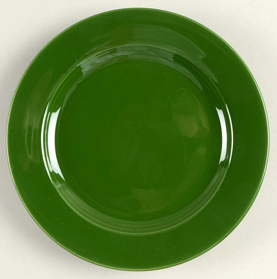 Harlequin Forest Green Bread & Butter Plate by Homer Laughlin -1