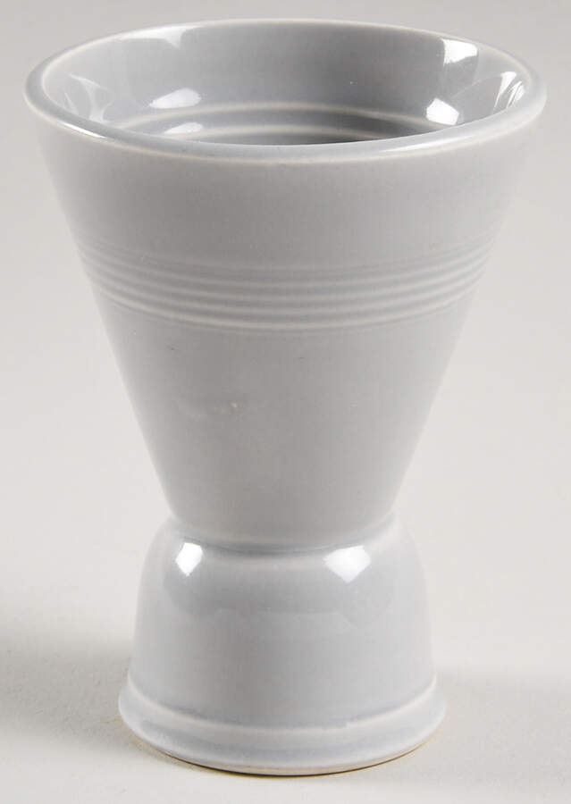 Harlequin Grey Double Egg Cup by Homer Laughlin -1