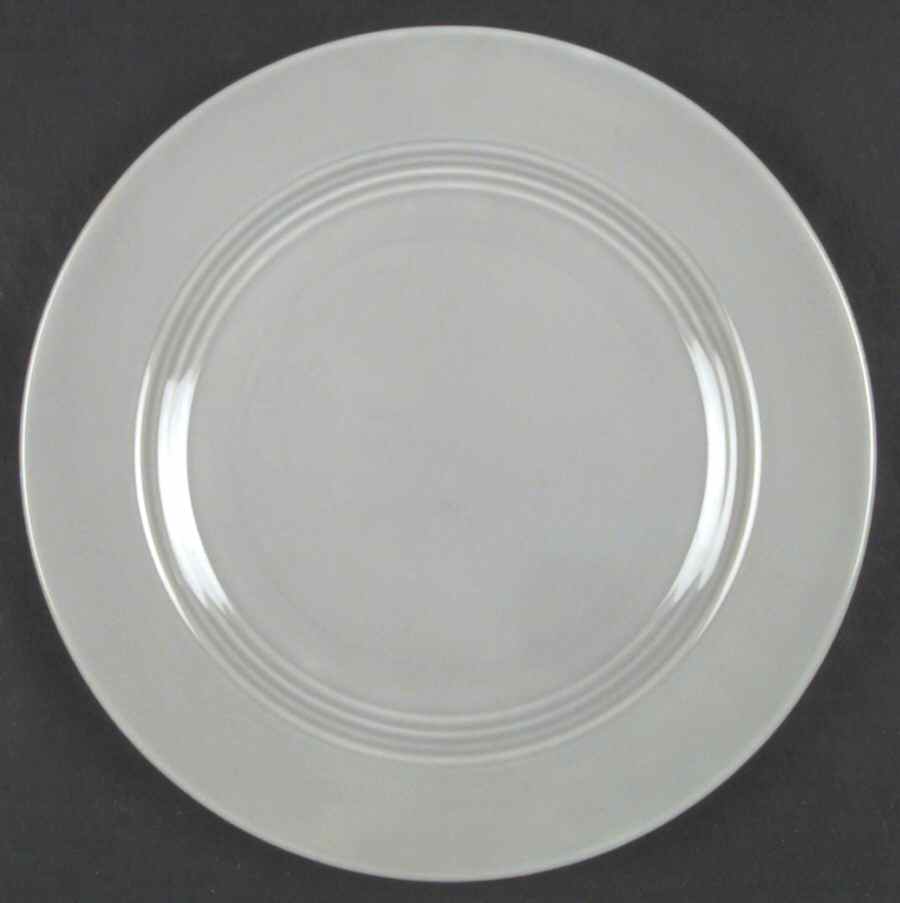 Harlequin Grey Dinner Plate by Homer Laughlin -1