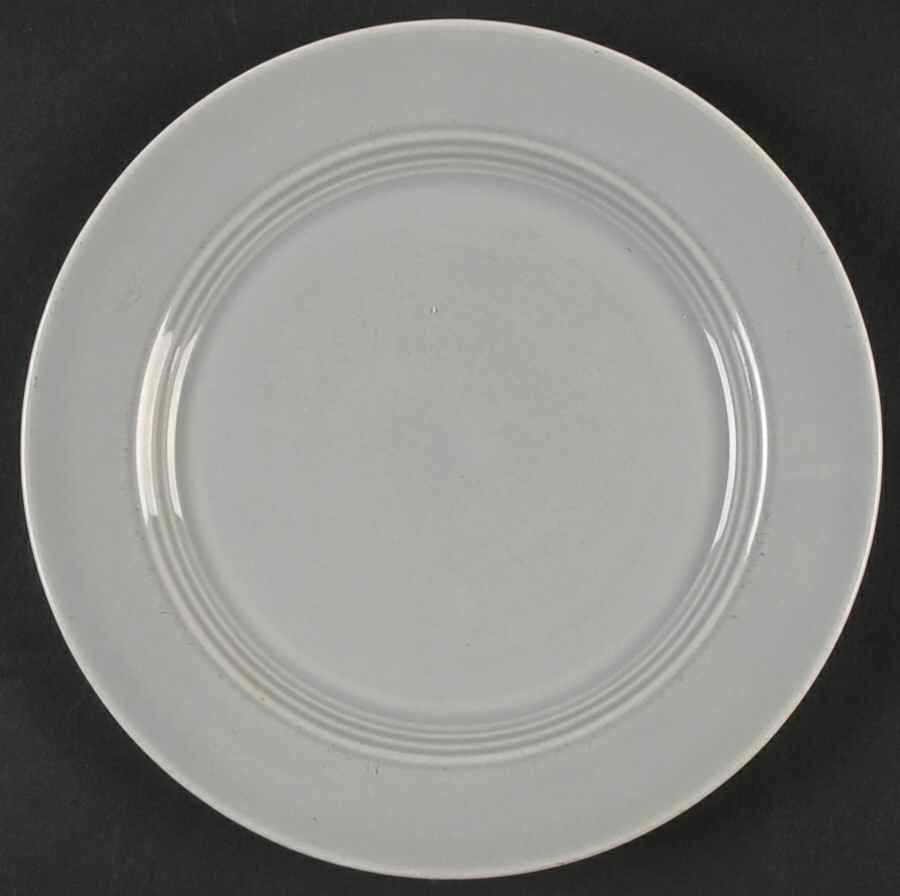 Harlequin Grey Salad Plate by Homer Laughlin -1