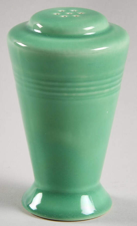 Harlequin Light Green Salt Shaker by Homer Laughlin -1