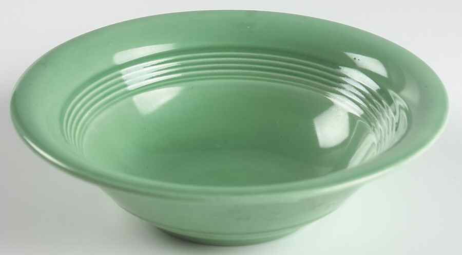 Harlequin Light Green Oatmeal Bowl by Homer Laughlin -1