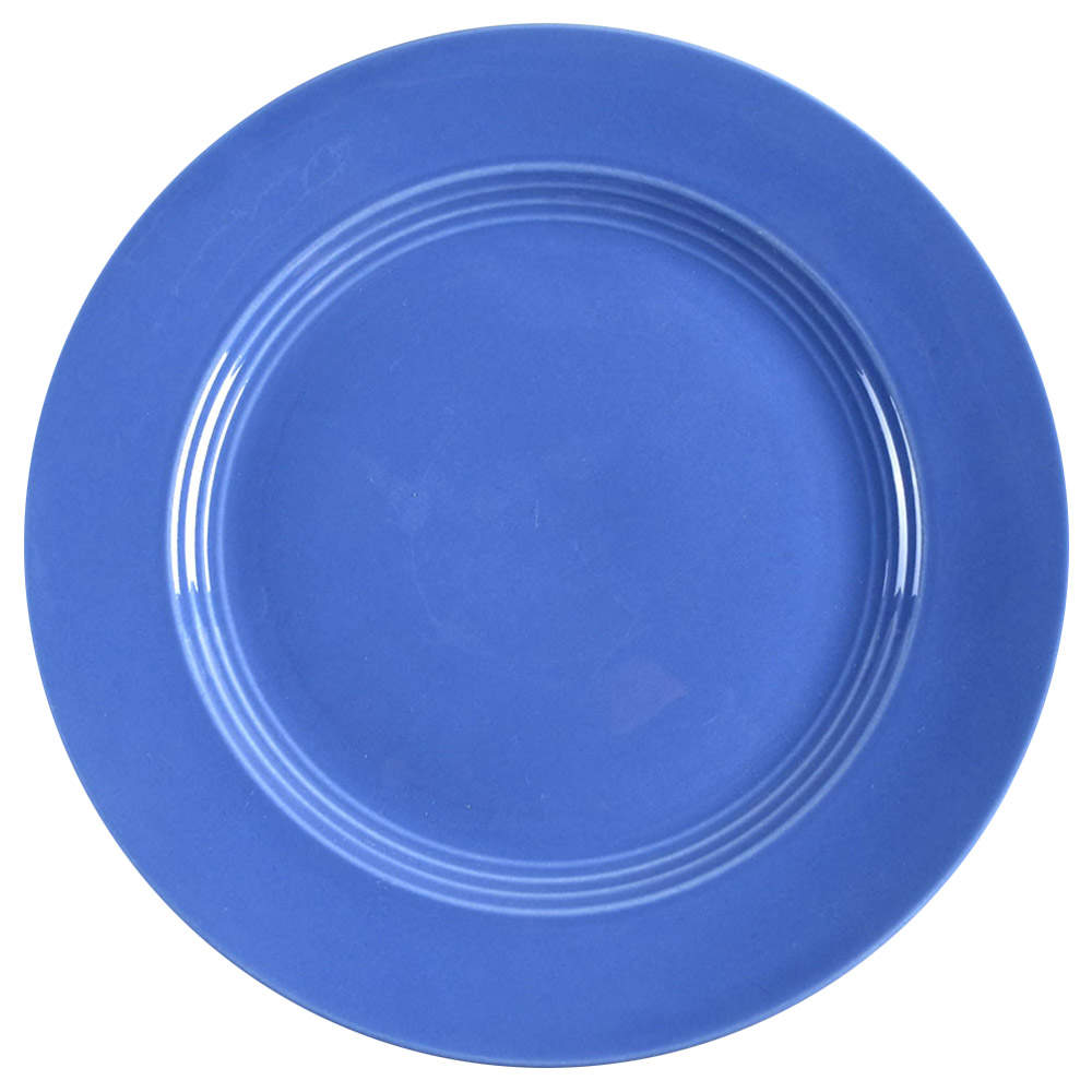 Harlequin Mauve Blue Dinner Plate by Homer Laughlin -1