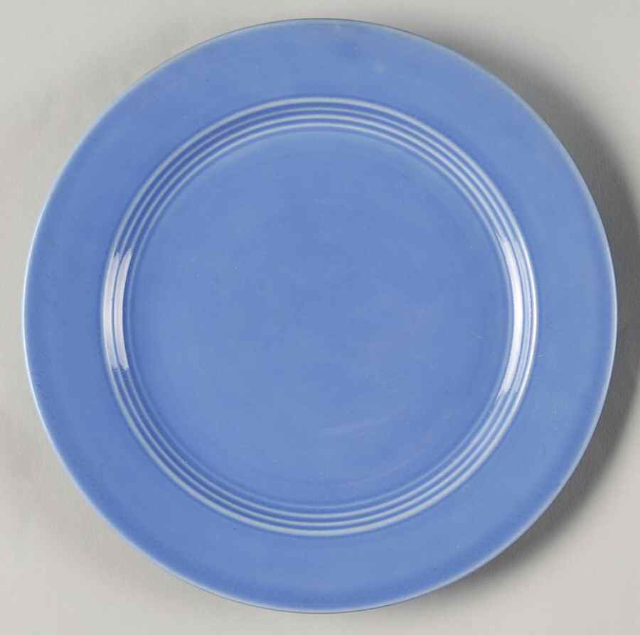 Harlequin Mauve Blue Salad Plate by Homer Laughlin -1